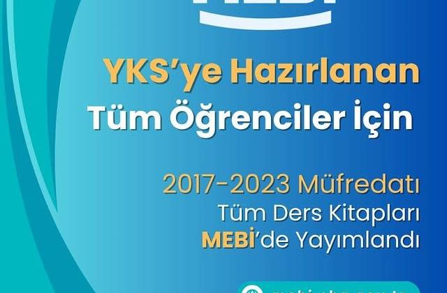 YKS Öğrencilerine Müjde: Tüm Ders Kitapları MEBİ’de!