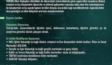 Bilim Tutkusunu Yaygınlaştırmak İçin Fırsat