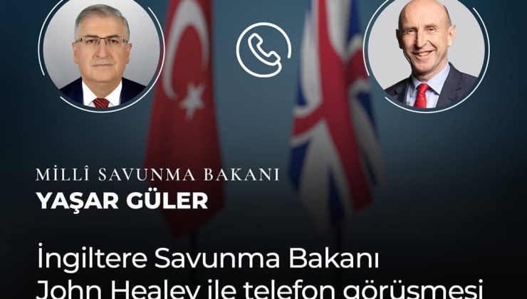 Millî Savunma Bakanı Yaşar Güler, Birleşik Krallık Savunma Bakanı John Healey İle Görüşme Gerçekleştirdi