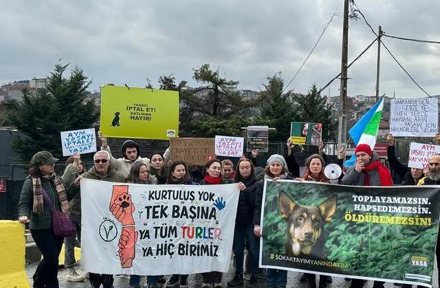 CHP Ümraniye Doğa ve Canlı Hakları Komisyonu, Hekimbaşı Hayvan Barınağı’nda Basın Açıklaması Yaptı