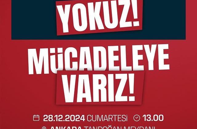 Asgari Ücrete Karşı Mücadele Çağrısı