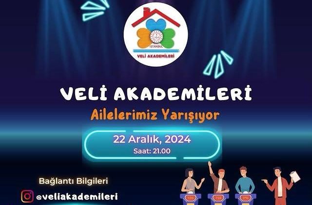 Veli Akademileri Ailelerimiz Yarışıyor Genel Kültür Yarışması Bugün Başlıyor