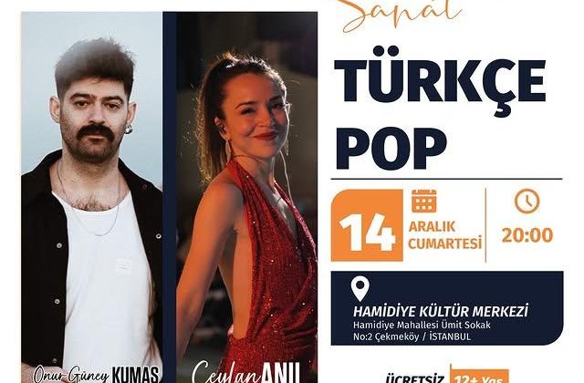 Çekmeköy’de Türkçe Pop Konseri