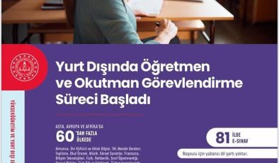 Yurt Dışında Öğretmen ve Okutman Görevlendirme Başvuru Süresi Uzatıldı