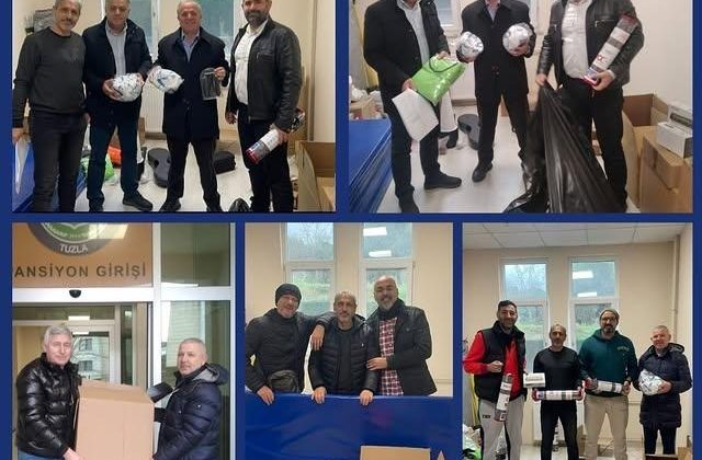 Spor Şehri İstanbul Projesi Tuzla’da Öğrencilere Spor Malzemeleri Dağıtıldı