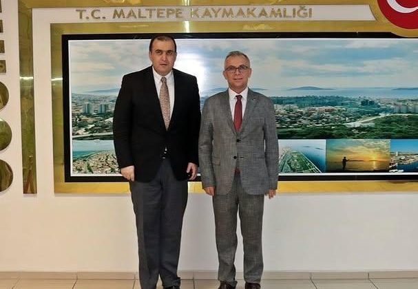 Oğuzhan Bingöl Beşiktaş Kaymakamı, Bahri Tiryaki’yi Ziyaret Etti