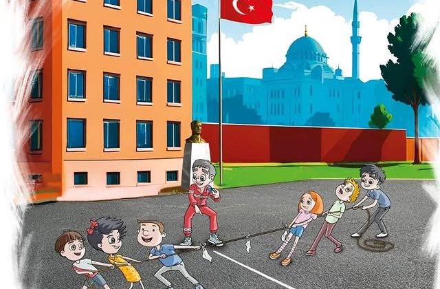 İstanbul Ümraniye’de Öğrenciler Geleneksel Oyunlarla Eğleniyor ve Öğreniyor