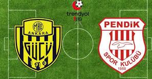 Trendyol 1. Lig 14.Haftası Pendikspor-Ankaragücü 1-1 Berabere