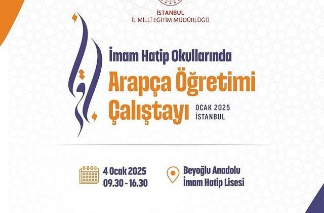 İstanbul’da İmam Hatip Okullarında Arapça Öğretimi Çalıştayı Düzenleniyor