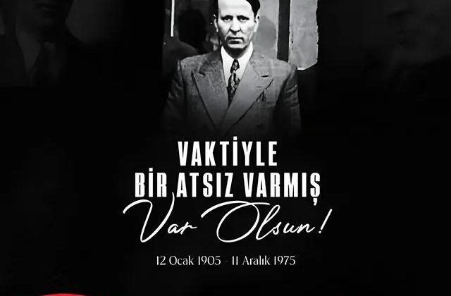 Milliyetçi Hareket Partisi Beykoz İlçe Başkanlığı’ndan Atsız Anma Metni