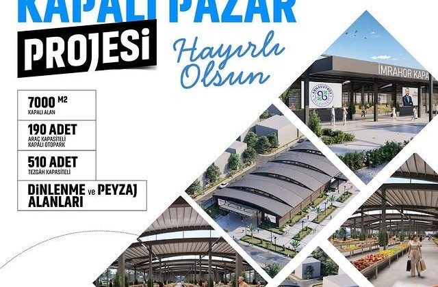Kapalı Pazar Projesi İmrahor Mahallesinde Hayata Geçirildi