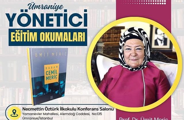 Ümraniye İlçe Milli Eğitim Müdürlüğü “Yönetici Eğitim Okumaları” Etkinliği