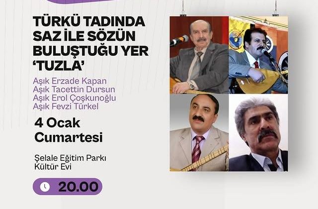 12. Geleneksel Türkü Gecesi Tuzla’da Gerçekleşiyor