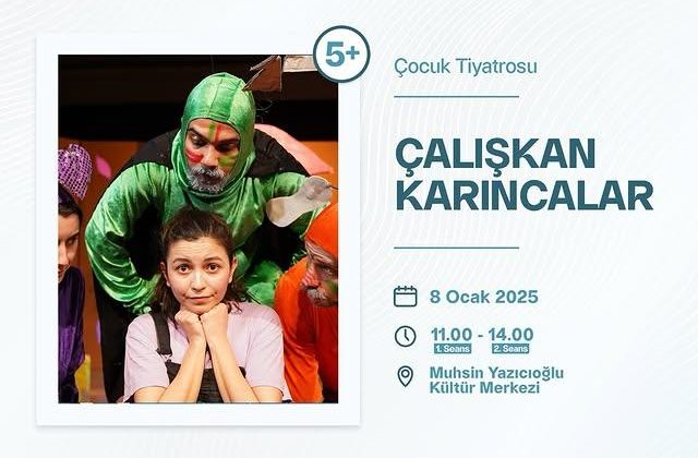 Sultanbeyli Belediyesi, “Çalışkan Karıncalar” Adlı Çocuk Tiyatrosu Düzenliyor