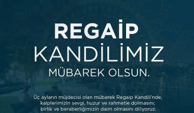 Regaip Kandili Kutlu Olsun