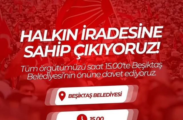 İstanbul CHP Kadıköy Gençlik Kolları Halkın İradesine Sahip Çıkma Çağrısı Yapıyor