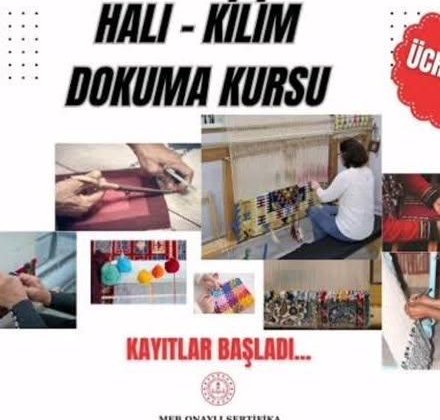 İstanbul Şile’de Halı Kilim Dokuma Kursu Başlıyor