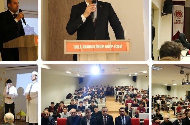 Regaip Kandili Tuzla Anadolu İmam Hatip Lisesi’nde Kutlandı