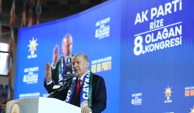 Cumhurbaşkanı Erdoğan Rize Kongresi’nde Konuştu