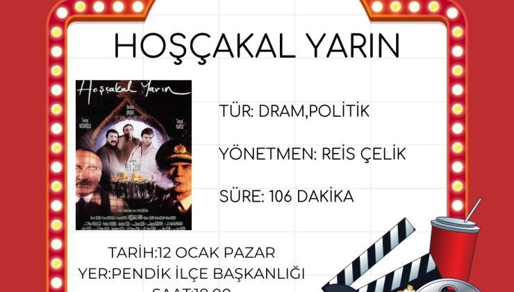 Pendik İlçe Başkanlığı’nda Sinema Gecesi Düzenlenecek