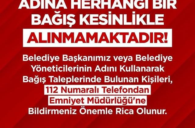 Çekmeköy Belediyesi Vatandaşları Dolandırıcılara Karşı Uyarıyor