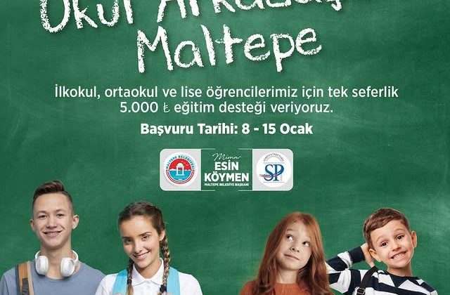 Maltepe Belediyesi, “Okul Arkadaşım Maltepe” Projesiyle Öğrencilere Eğitim Desteği Sağlayacak