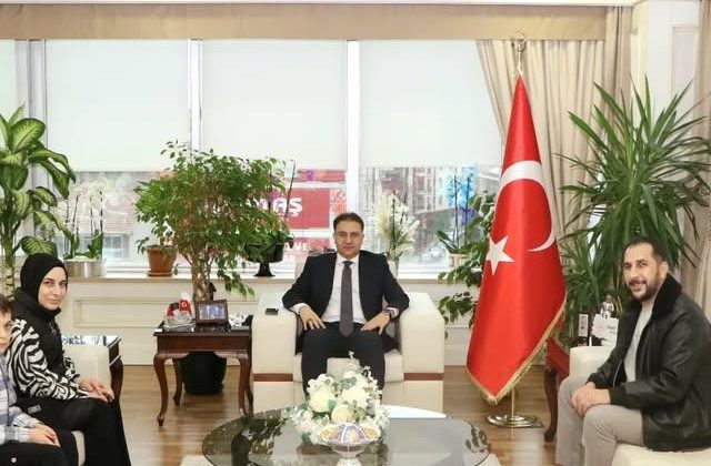 Gazimiz ve İş İnsanı Sancaktepe Kaymakamını Ziyaret Etti