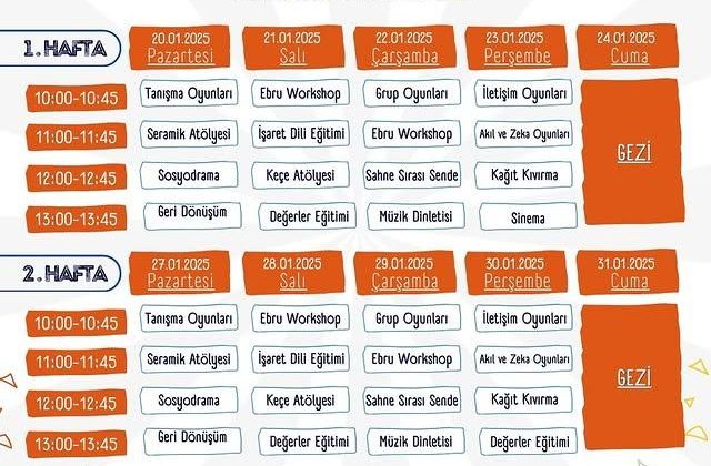 Ataşehir Gençlik Merkezi Yarıyıl Tatili Etkinlikleri