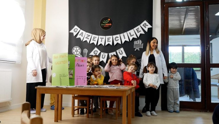 Minik Kardeşlerimizden Anlamlı Hediye:          DinaMinik Anaokulu’ndan Gazeteciler Günü Kutlaması