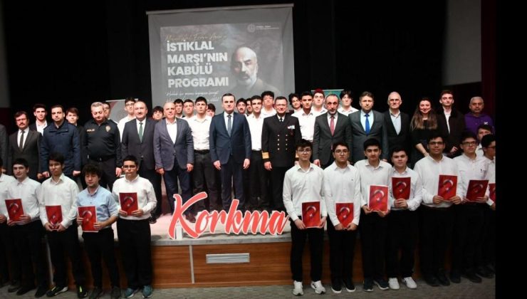İstiklal Marşı’nın Kabulünün 104. Yılı Coşkuyla Kutlandı