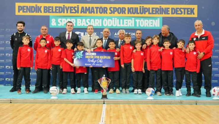 Pendik’teki Amatör Spor Kulüplerine Destek ve Spor Başarı Ödülleri Sahiplerini Buldu