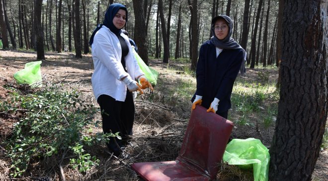 Aydos Ormanı’nda “Çevre Haftası” Temizliği