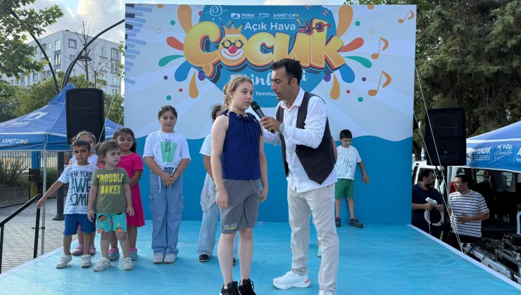 Bir Ay Sürecek “Açık Hava Çocuk Etkinlikleri” Başladı