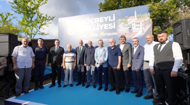 Göçbeyli Külliyesi’nin Temeli Dualarla Atıldı