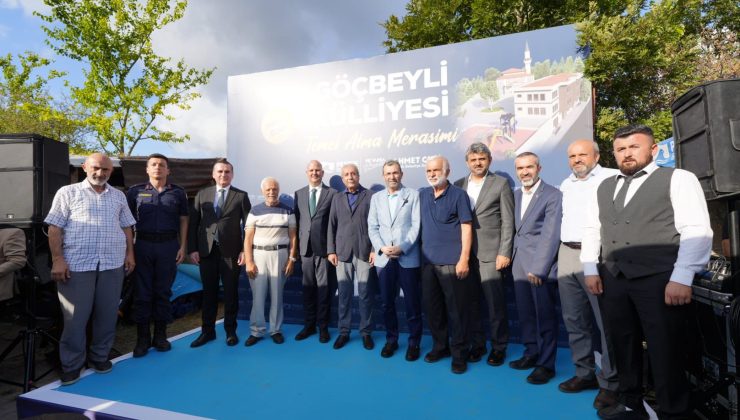 Göçbeyli Külliyesi’nin Temeli Dualarla Atıldı