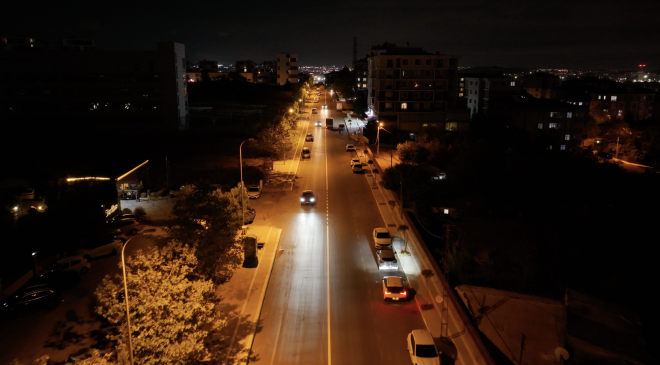 Bu Yıl 258 km’lik Yol Çizgi Çalışması Yapıldı