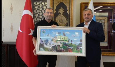 Pendik Rizeliler Derneği’nden Başkan Ahmet Cin’e Ziyaret