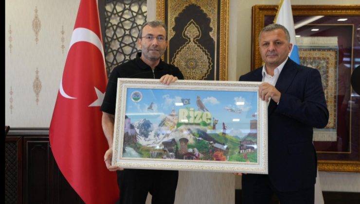 Pendik Rizeliler Derneği’nden Başkan Ahmet Cin’e Ziyaret