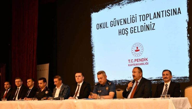 Pendik’te Okul Güvenliği Toplantısı Yapıldı