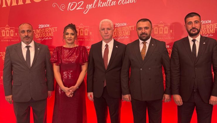ANAVATAN PARTİSİ İSTANBUL İL BAŞKANLIĞI, CUMHURİYET BAYRAMI DAVETİNE KATILDI