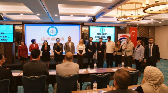 Eğitim Gücü Sen İstanbul Anadolu Yakası Şubesi 1. Olağan Genel Kurulu Yoğun Katılımla Gerçekleşti