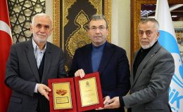 Erol Kaya ve Cihat Aslanoğlu’ndan Başkan Ahmet Cin’e Ziyaret