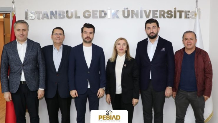 PESİAD’tan İstanbul Gedik Üniversitesi Rektör Vekili Prof. Dr. Feriha Erfan Kuyumcu’ya Hayırlı Olsun Ziyareti