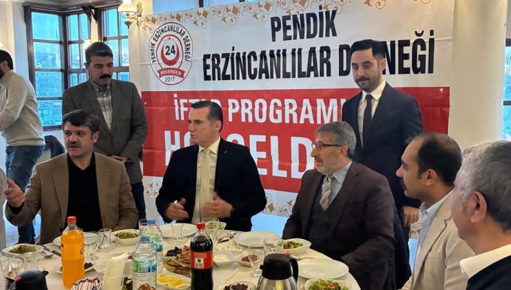Pendik Erzincanlılar Derneği İftar Sofrasında Buluştu