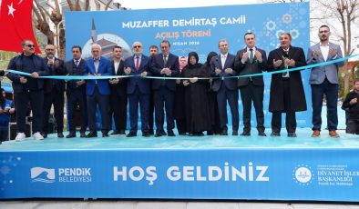 “Muzaffer Demirtaş Camii” Törenle İbadete Açıldı