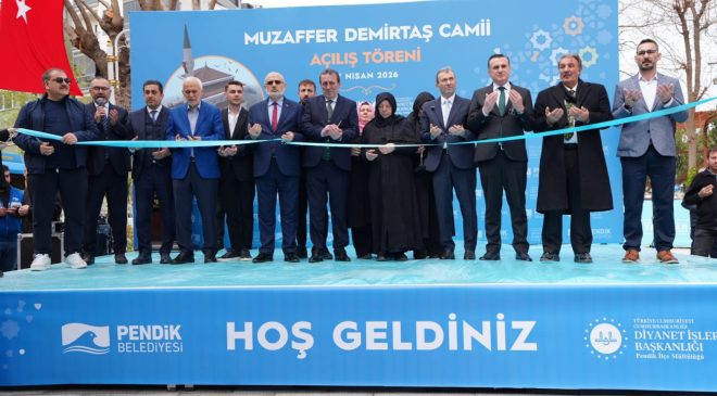 “Muzaffer Demirtaş Camii” Törenle İbadete Açıldı