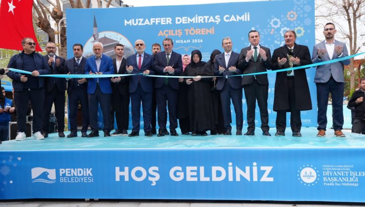 “Muzaffer Demirtaş Camii” Törenle İbadete Açıldı