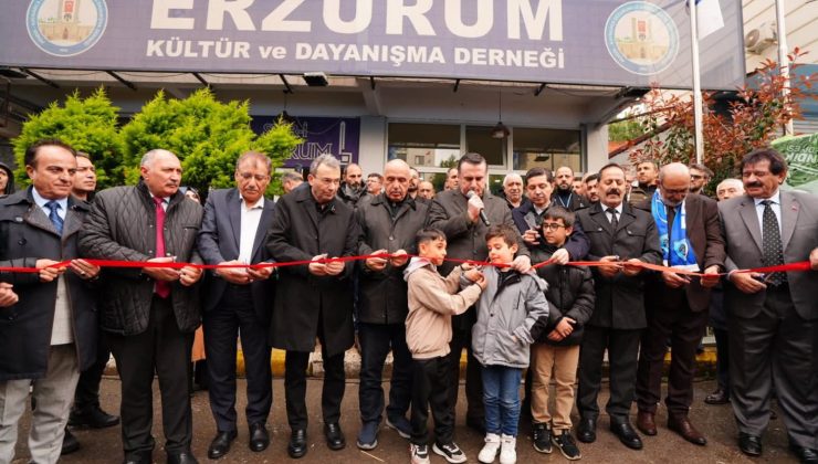 Pendik’te Erzurum Rüzgârı: Protokolün Katılımıyla Modern Hizmet Binası Açıldı