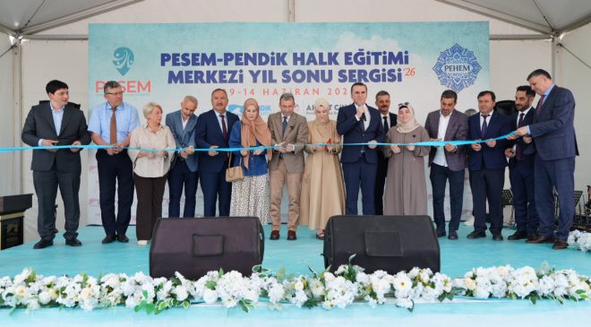 PESEM ve Halk Eğitim Kursiyerlerinin Eserleri Görücüye Çıktı