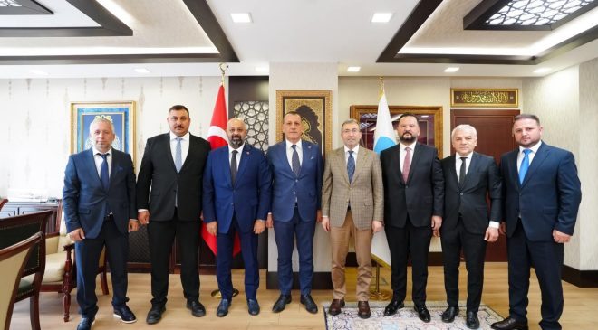 Muharrem Kır’dan Başkan Ahmet Cin’e Ziyaret